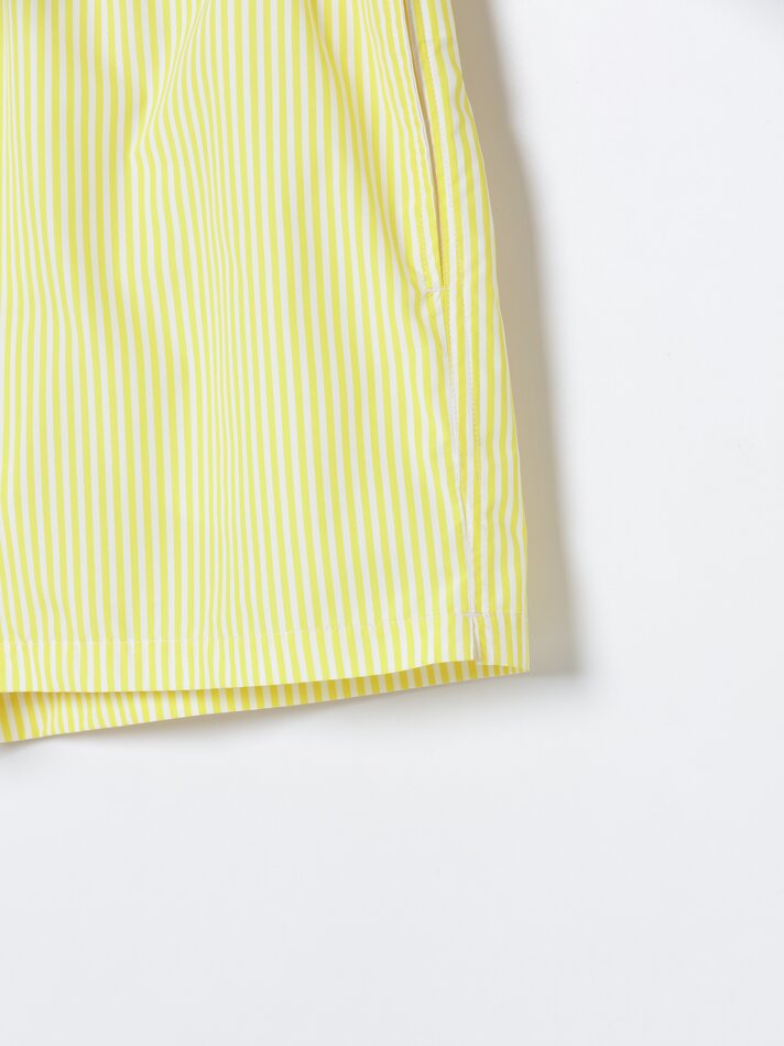 Maiô básico listrado - Amarelo