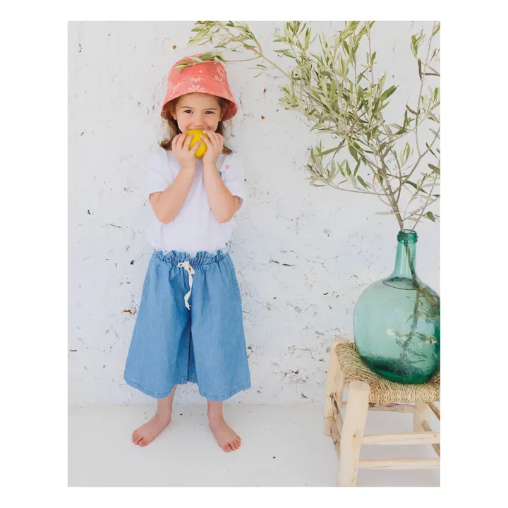 Búho Jupe-culotte Denim Lin | Bleu jean