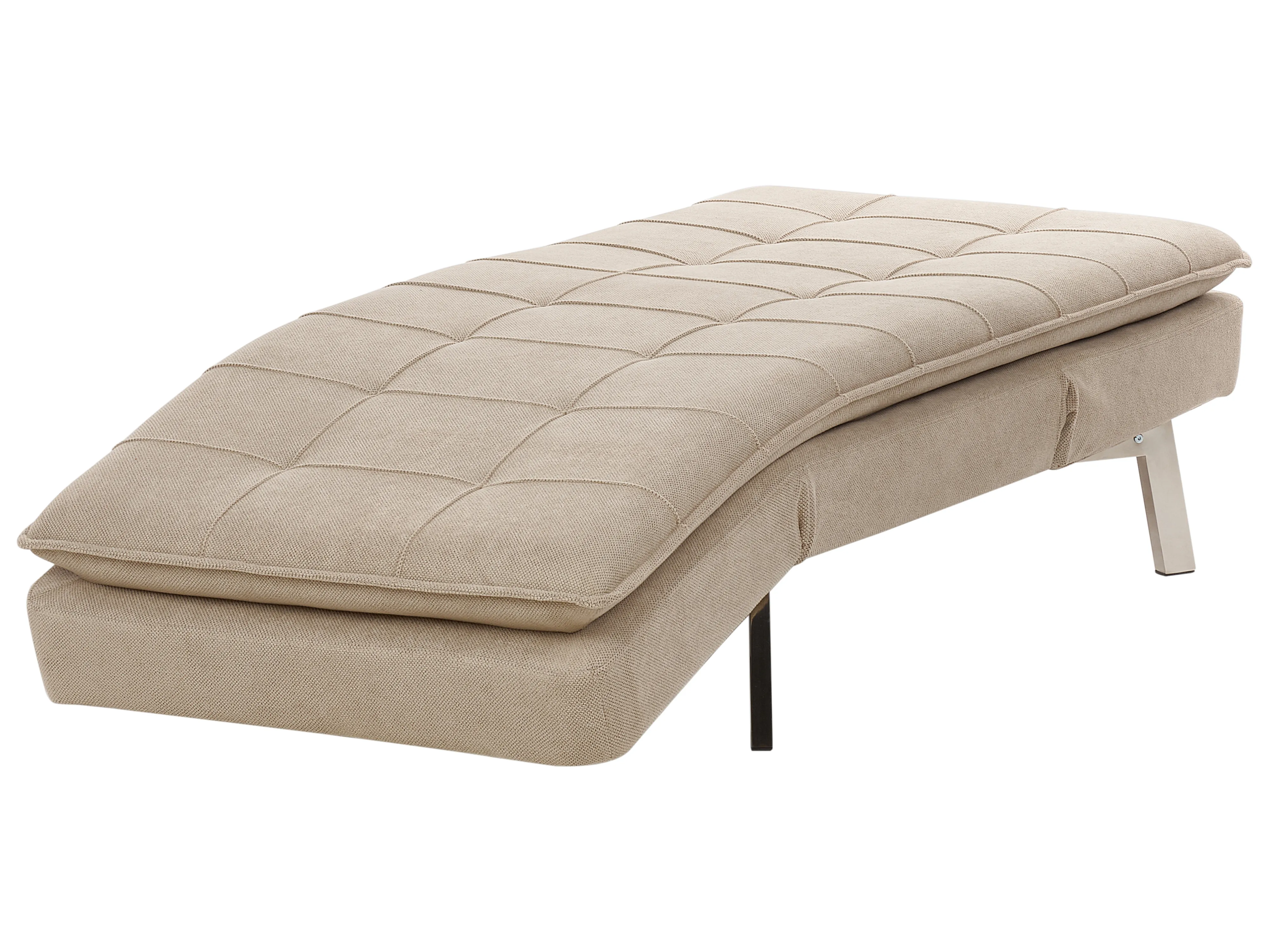 Chaise longue LOIRET Stof Beige