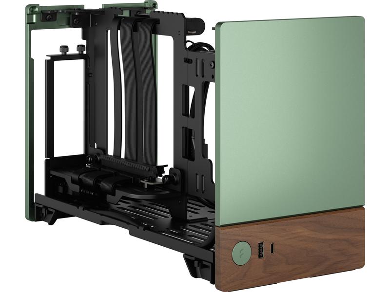Fractal Design PC-Gehäuse Terra Jade Kompaktes Mini-ITX Gehäuse mit stilvoller, moderner Optik