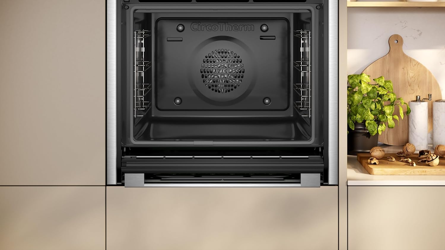 NEFF B44CR71N0, N70, Einbau-Backofen 60 x 60cm, Made in Germany, Integrierbarer Backofen, Hide, Full Touch TFT-Display, Automatikprogramme, Edelstahl, Amazon Exclusive Edition