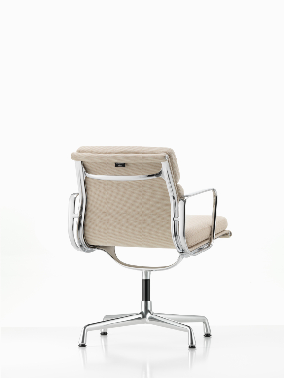 Vitra Aluminium Chair EA 208 fauteuil chroom Track 23