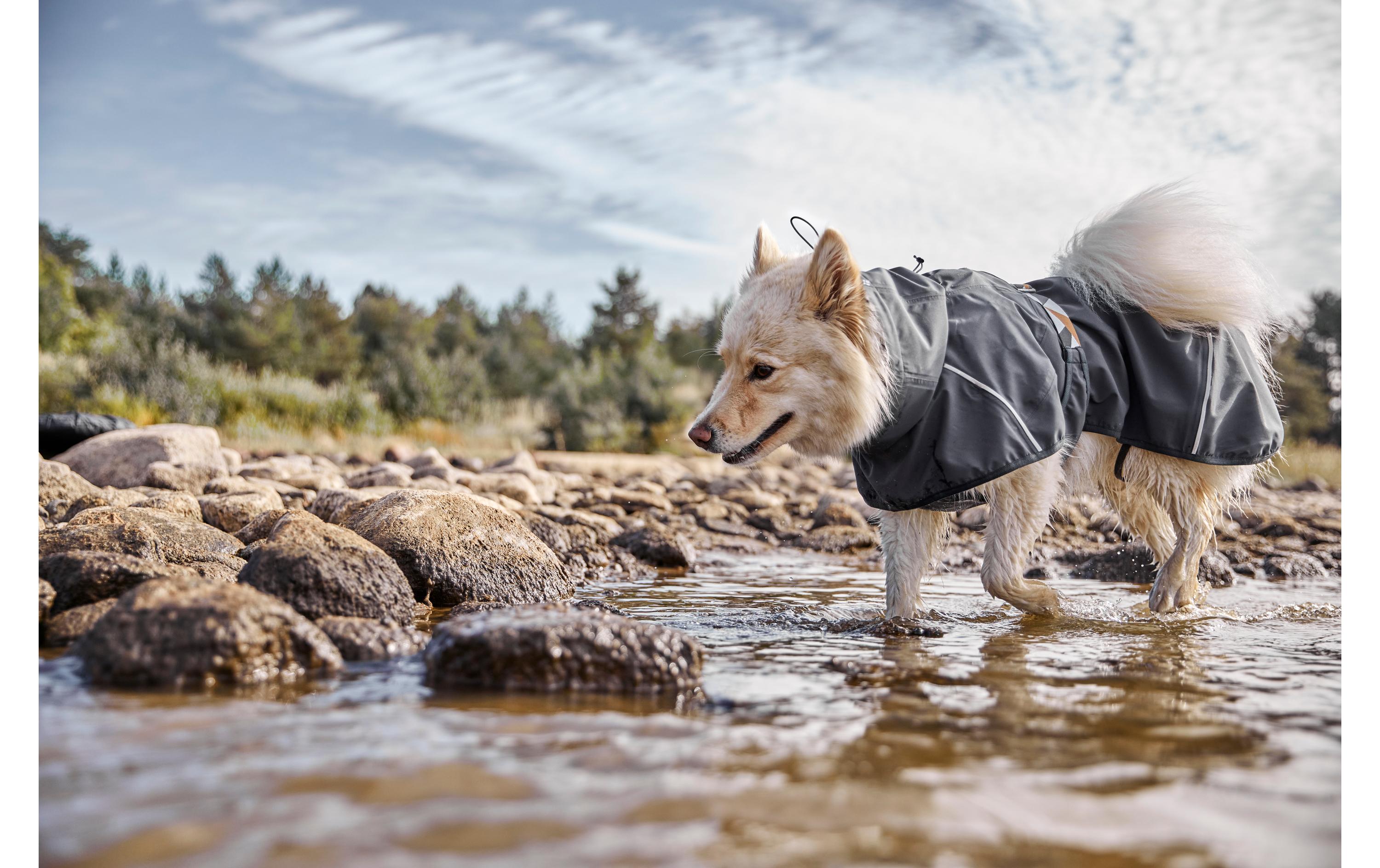 Regenmantel Mudventure Eco Dunkelgrau, 65 cmHundejacke
