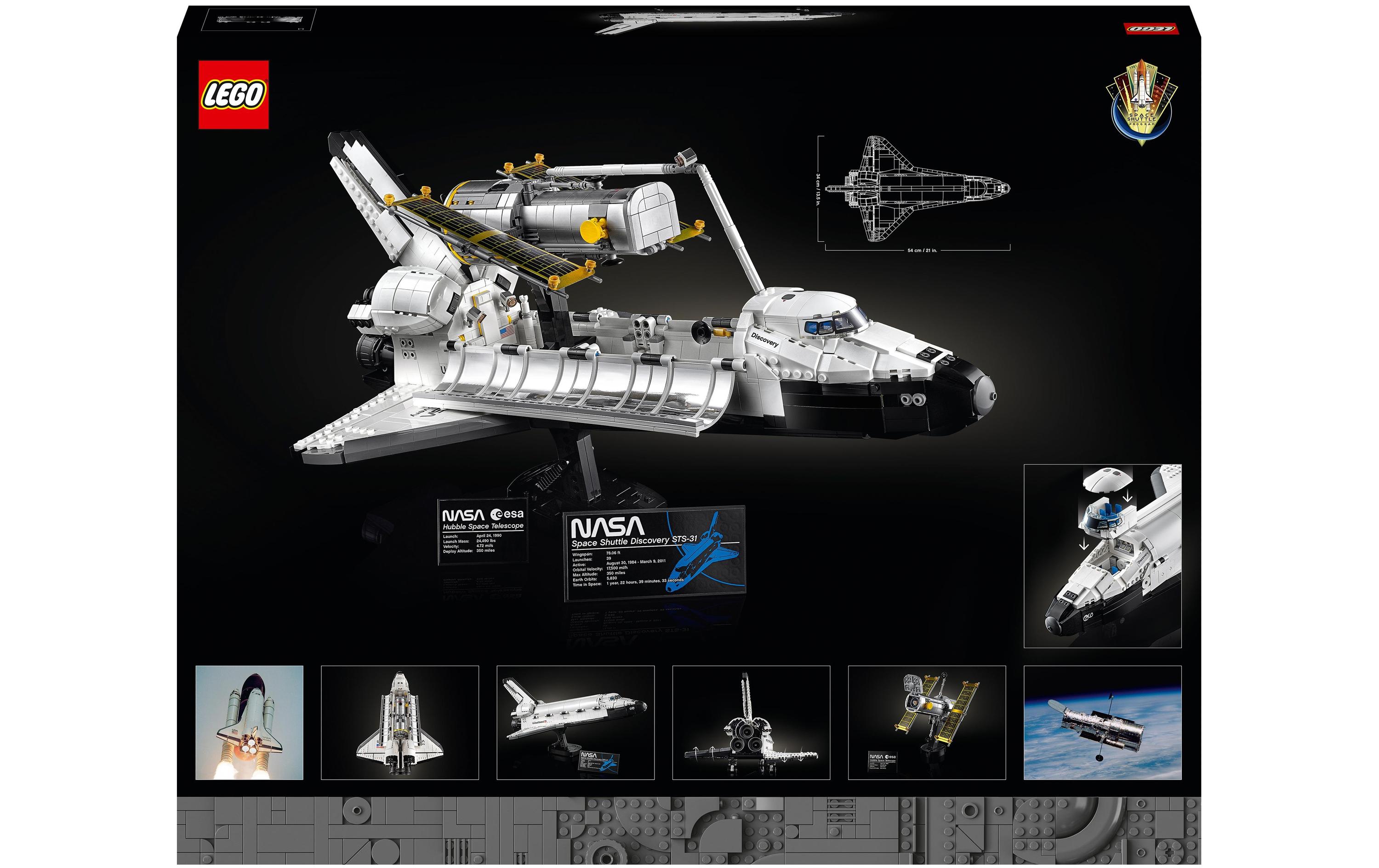 Icons NASA-Spaceshuttle «Discovery» 10283<br>Eine Legende der Raumfahrt zum Bauen und Ausstellen