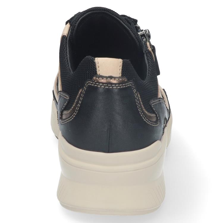 Durea 6252 wijdte H ZWART/TAUPE/GOUD
