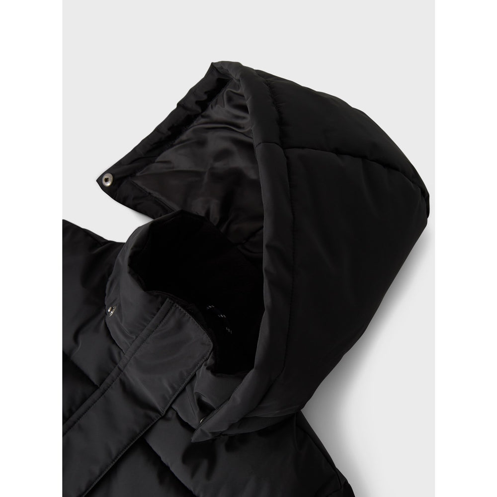 Køb Name It Black Medow03 Jakke Long Fo Noos