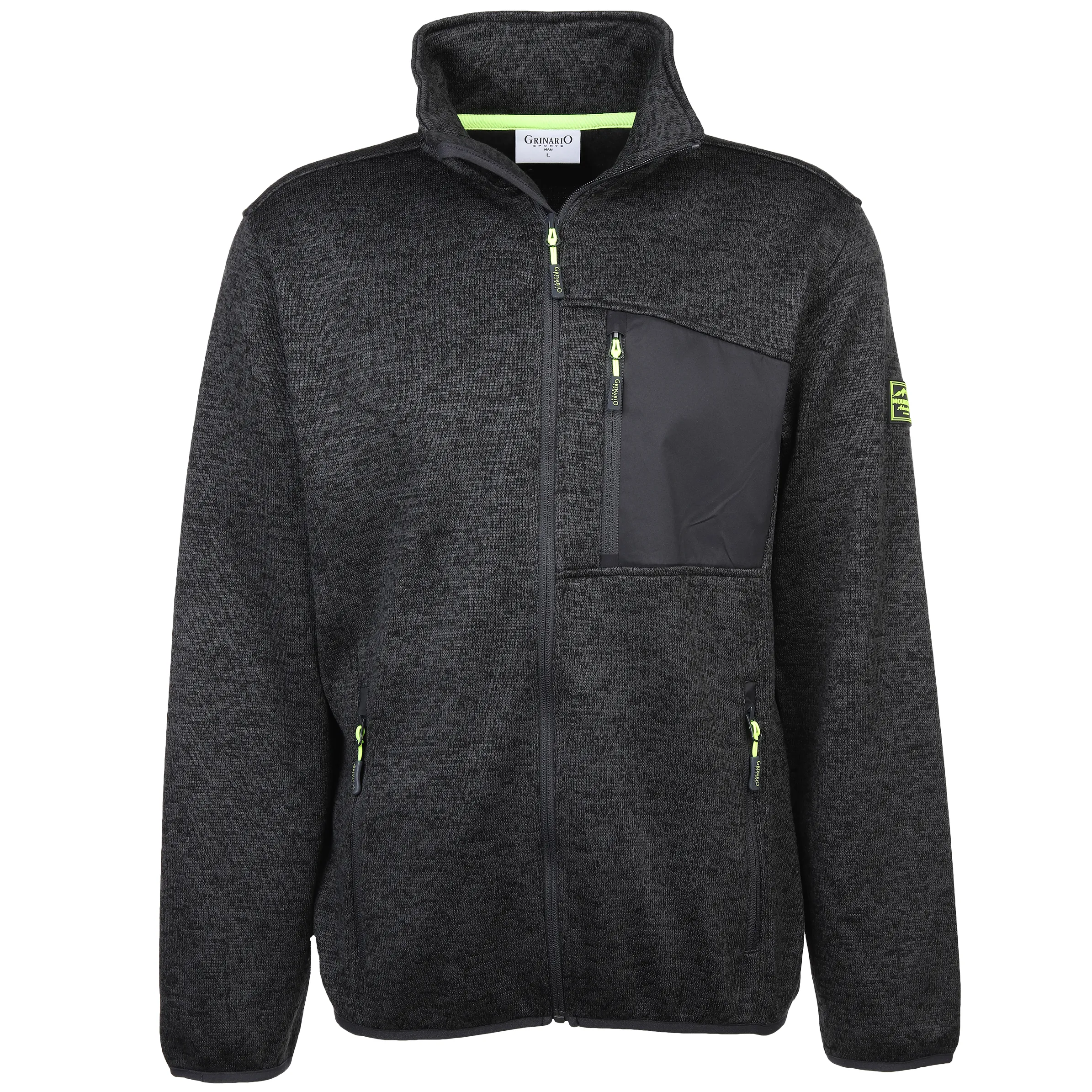 Herren Strickfleece-Jacke