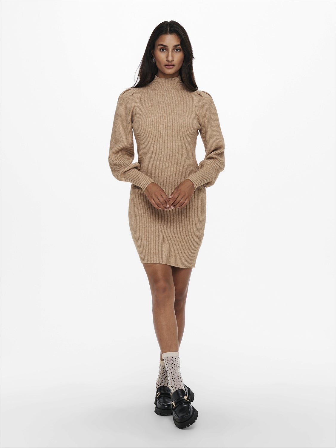 ONLKATIA Langes Kleid Toasted Coconut