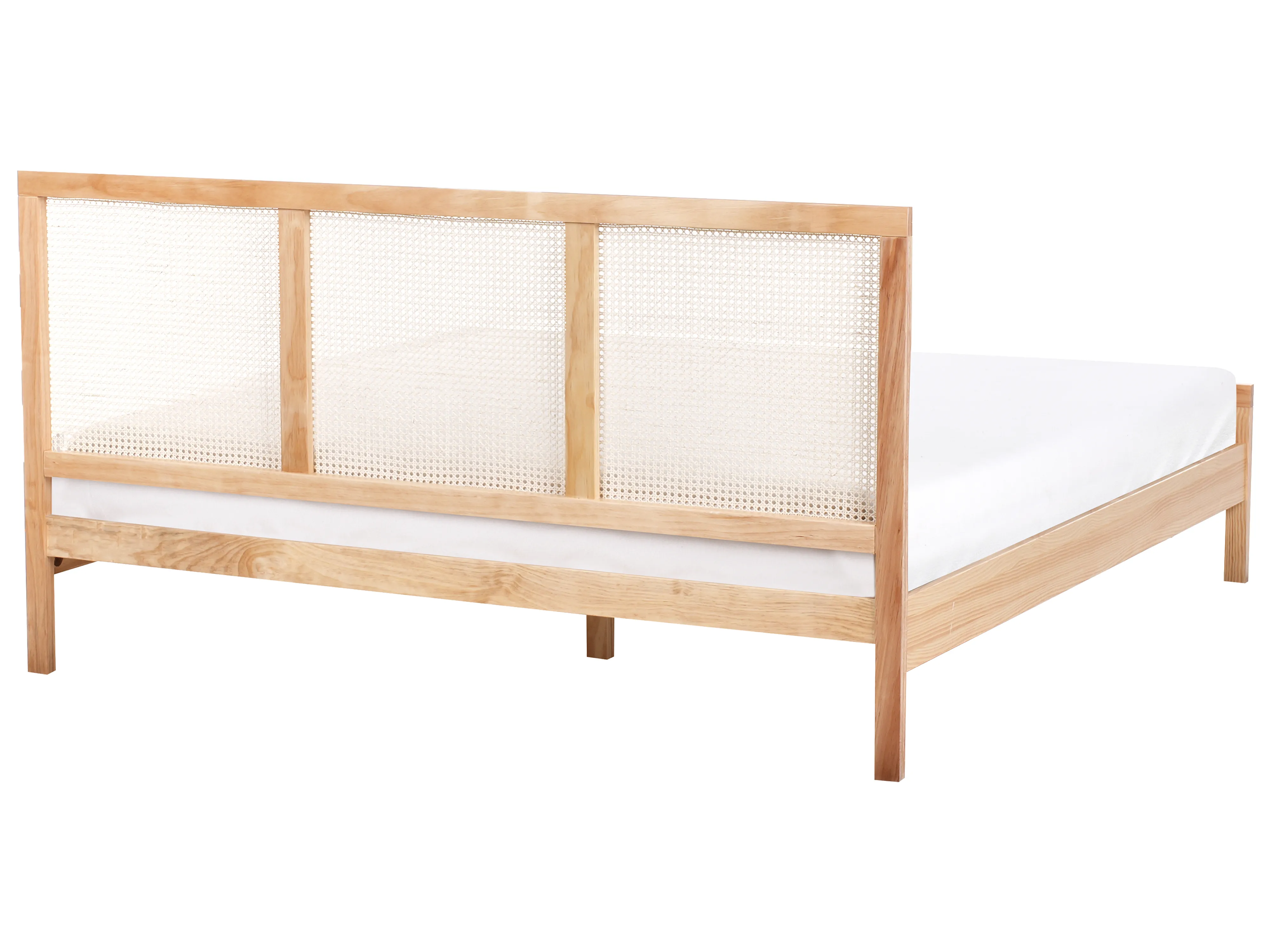 Bed Dennenhout SALERNAS 180 x 200 cm Lichtbruin
