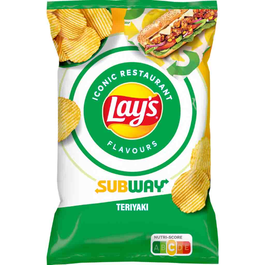 Lays Kartoffelchips Subway Teriyaki 150g MHD:20.4.25