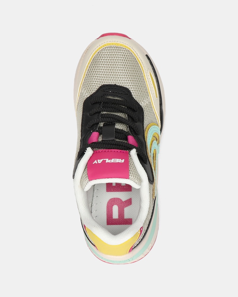 Replay Athena Jr. Dad Sneakers  - beige