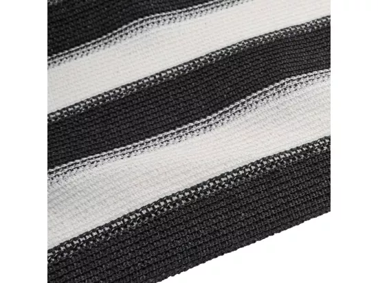 Filet brise-vue anthracite et blanc 1,8x10 m PEHD 75 g/m²