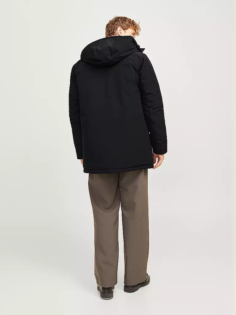 JACK & JONES Parka JJETREK schwarz