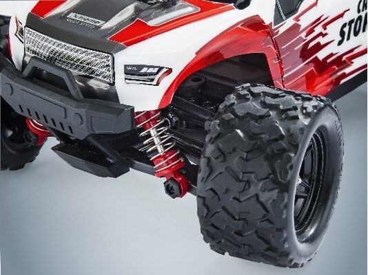 Revell Control - X-Treme Cross Storm Fjernstyret Monster Truck - 1:18 - Rød Hvid - 24830