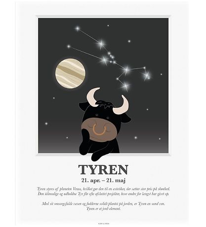 Kids by Friis Poster - Sternzeichen - Stier