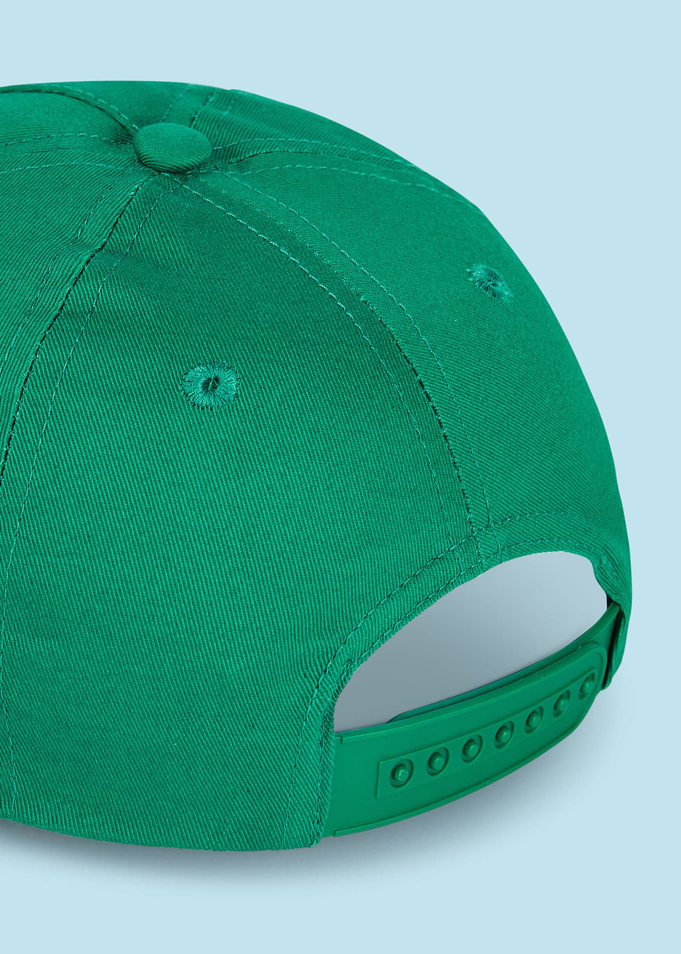 Boné infantil Better Cotton com estampa de pimenta em relevo