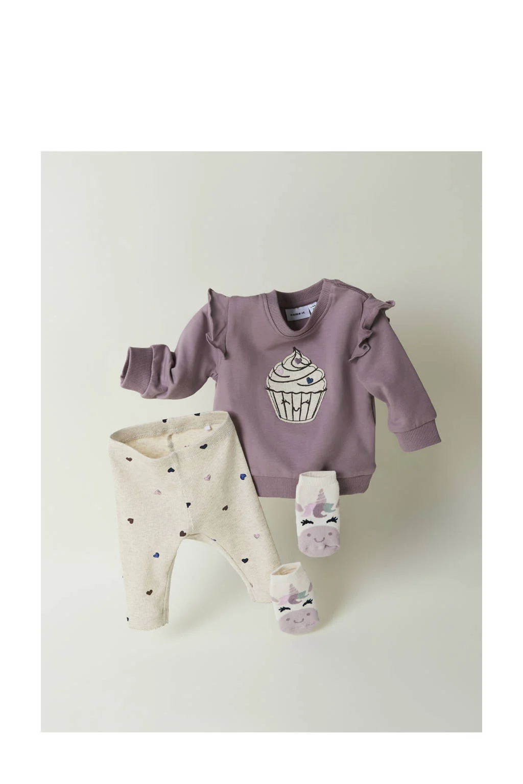 NAME IT BABY sweater oudroze