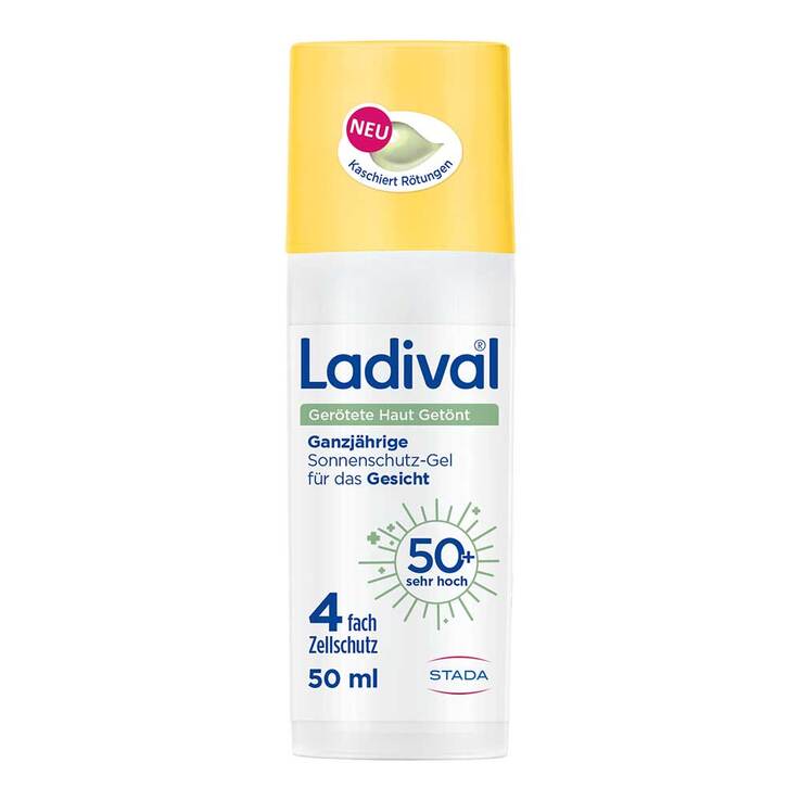 Ladival Gerötete Haut Sonnenschutz Gel getönt LSF 50 +, 50 ml