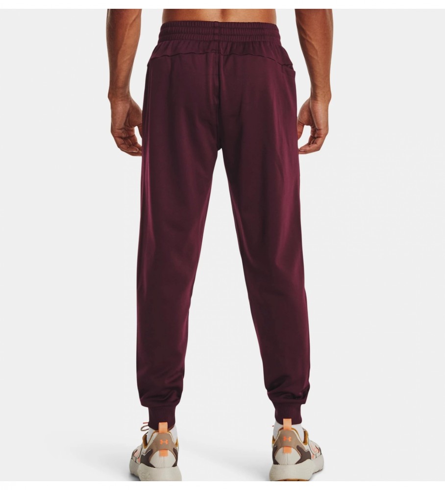 Calça de moletom Under Armour Jogger Fleece granada
