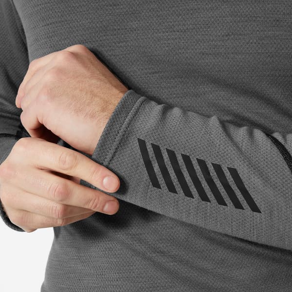 T-shirt thermique HELLY HANSEN LIFA MERINO MIDWEIGHT CREW CONCRETE