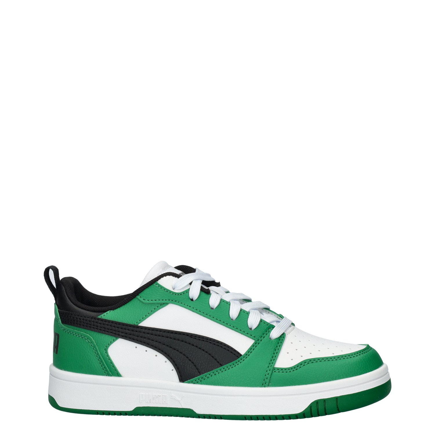 Rebound V6 Low jongens sneaker Puma Groen