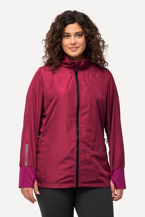 HYPRAR Jacke, leicht, Stehkragen, Tunnelzug, recycelt