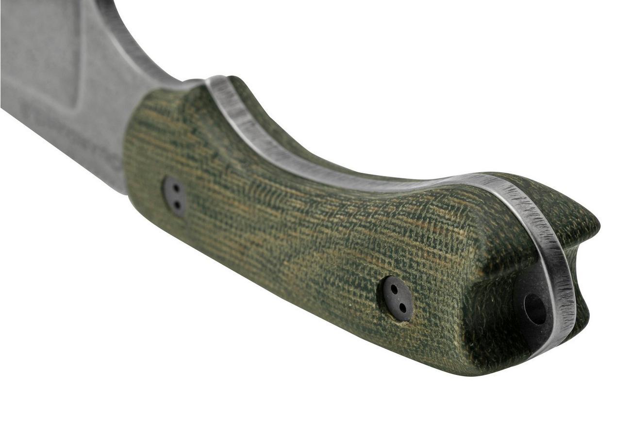 Bradford Knives Guardian 3, 32S-109-MC MagnaCut Sabre Stonewashed, 3D Camo Micarta, vaststaand mes