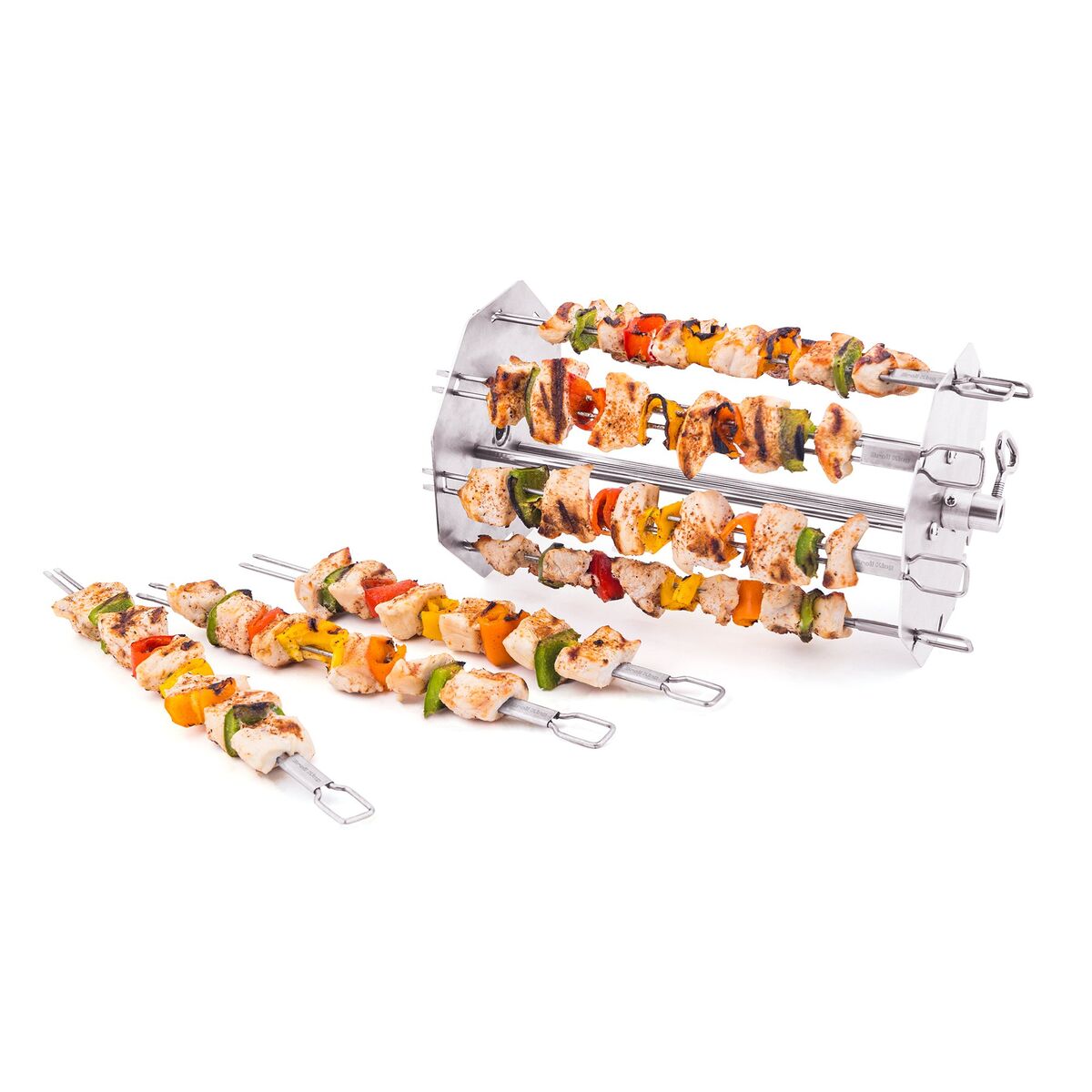 Grillspydholder for rotisseri