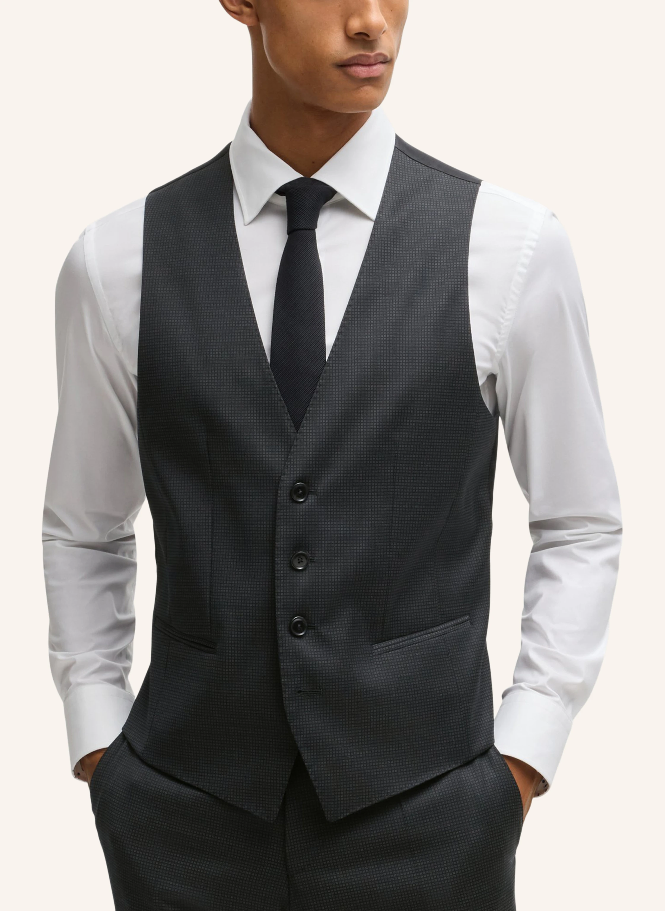 BOSS Business Anzug H-HUGE-3PCS-232 Slim Fit