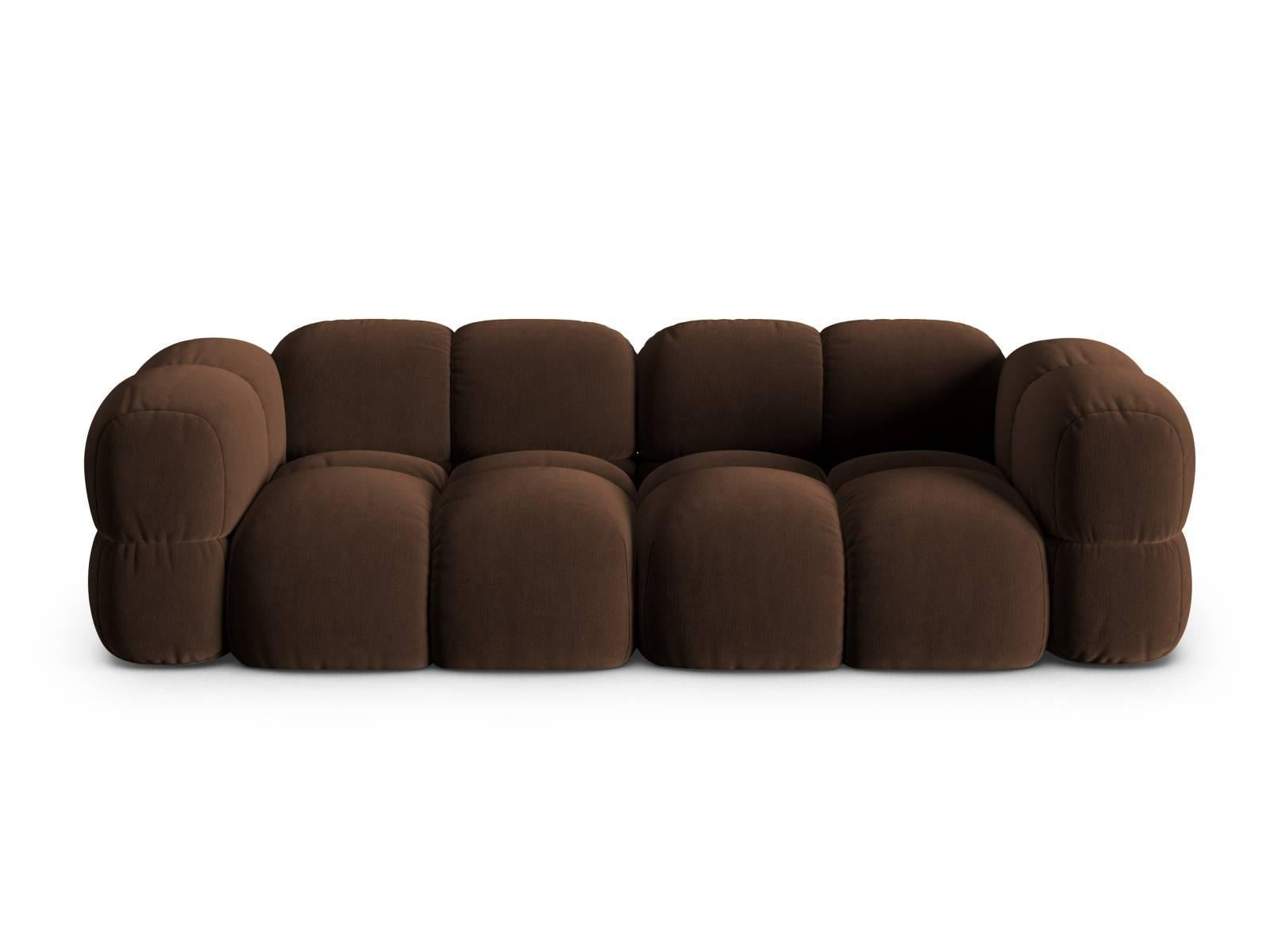 Cosmopolitan Design Loretto 3-zitsbank - Chocolade
