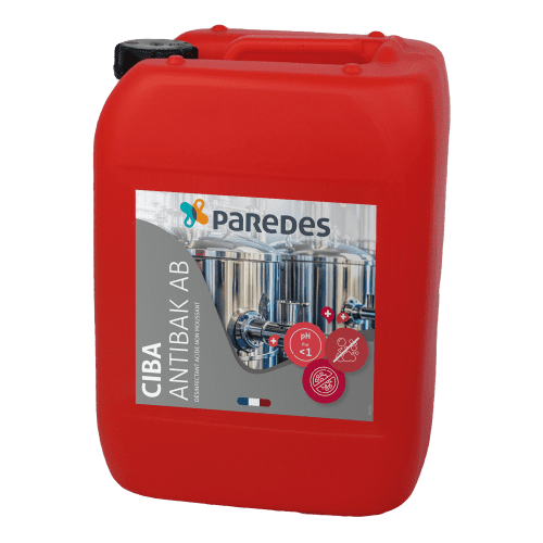 Désinfectant acide non moussant Paredes CIBA ANTIBAK AB bidon de 22kg