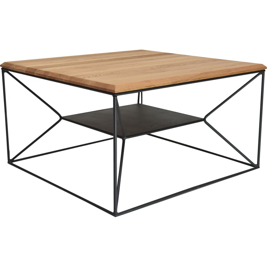 Salontisch Wilna Wildeiche massiv geölt 110 x 40 x 60 cm