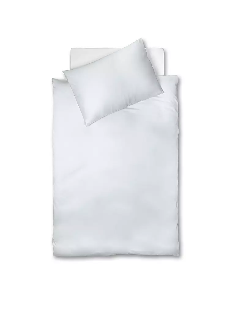 FLEURESSE Interlock Jersey Bettwäsche 70x90cm/140x200cm Silber silber