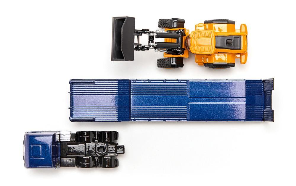 LKW MAN mit Tieflader und JCB Radlader 1:87H0 MAN TGX Sattelschlepper mit JCB 457 WLS Radlader