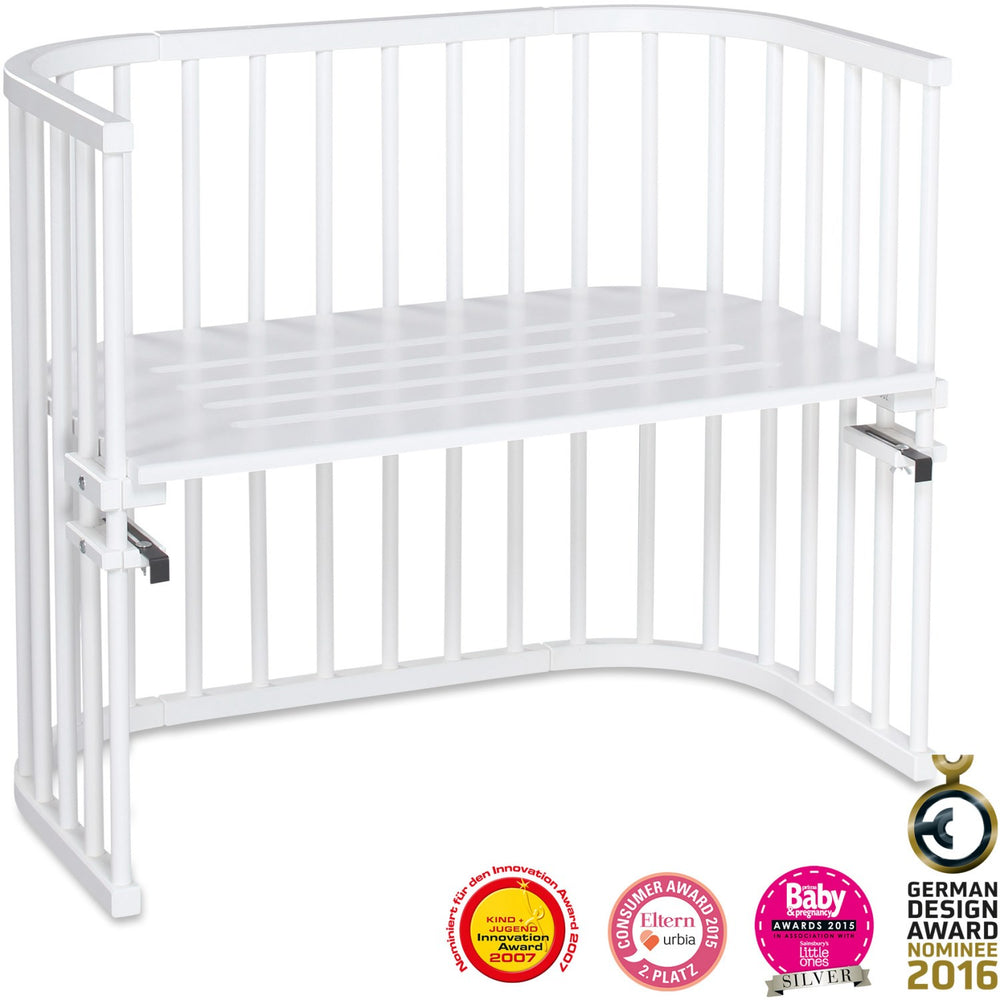 Køb babybay® Bedside Crib Hvid Varnished Maxi Co-Sleeper Babyseng