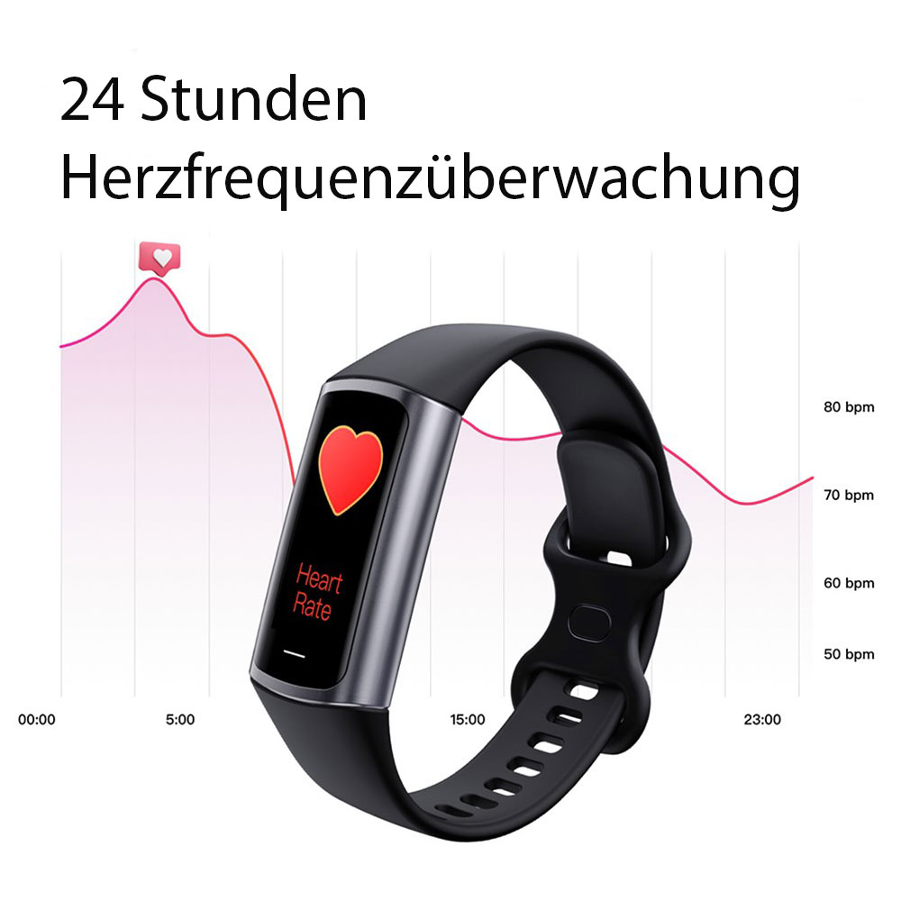Fitness Tracker Bluetooth Smart Watch mit 0.96