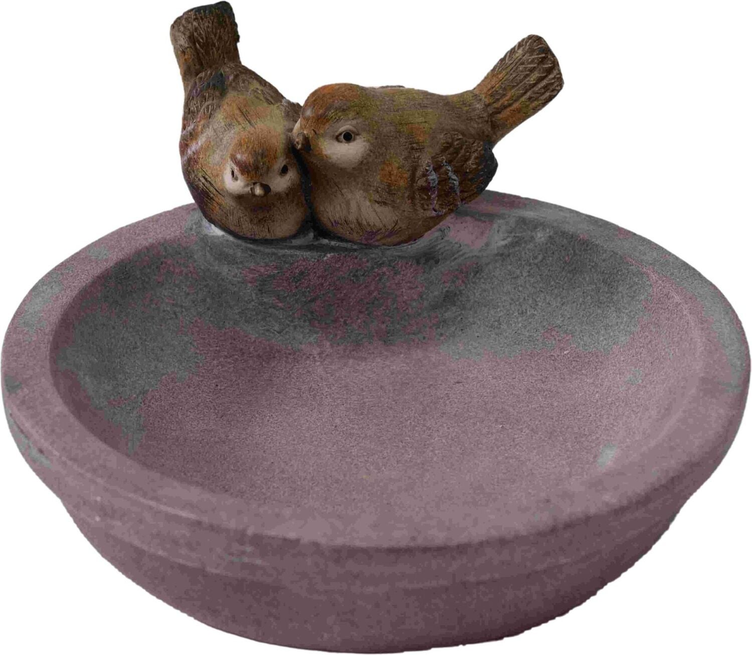 Intratuin vogelbad bruin / grijs D 27 H 15 cm