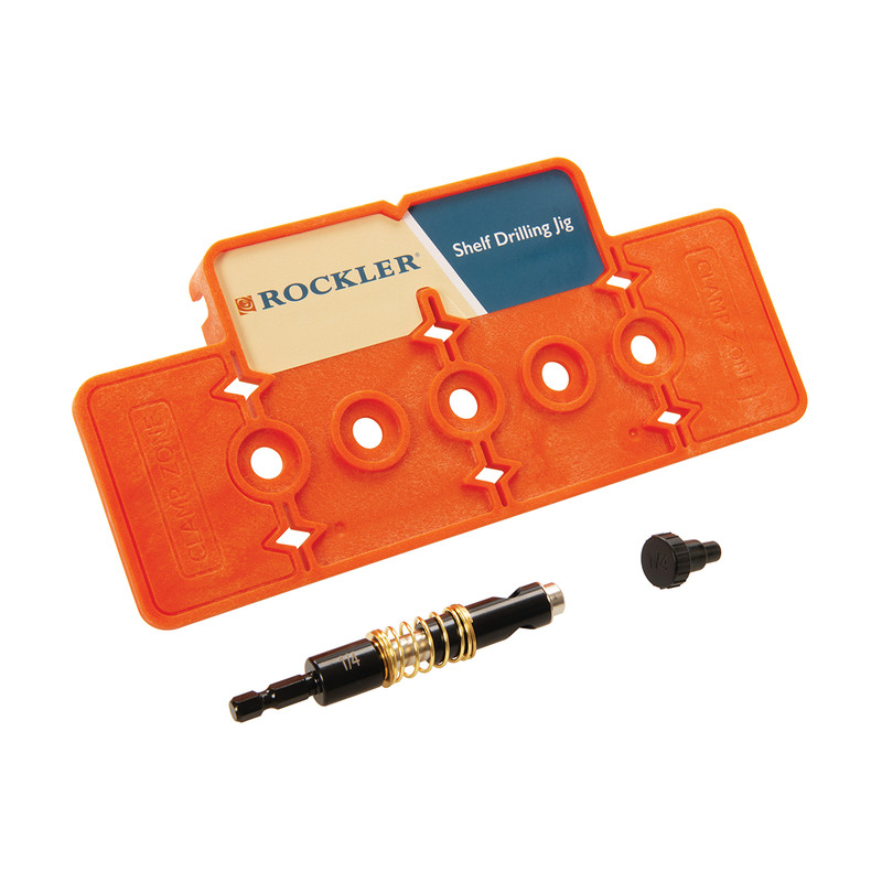Rockler boormal voor plankdragers 3-delig