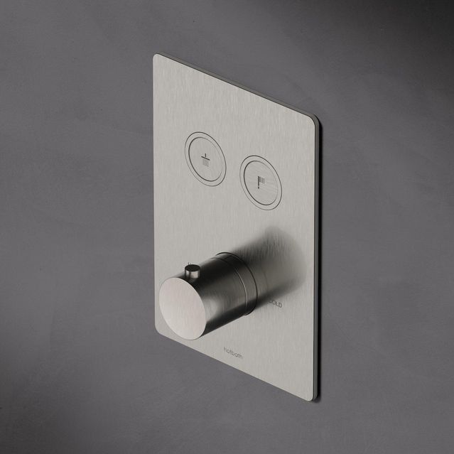 Hotbath - Cobber - Inbouwthermostaat - Rechthoek - Mat Wit