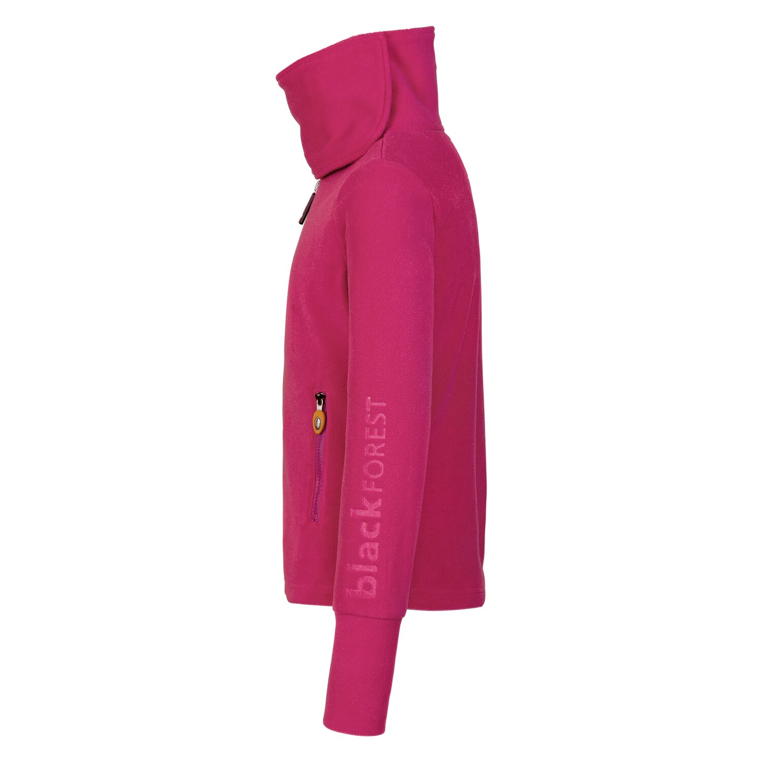 black forest kids Fleecejacke mit Stehkragen  - orchid