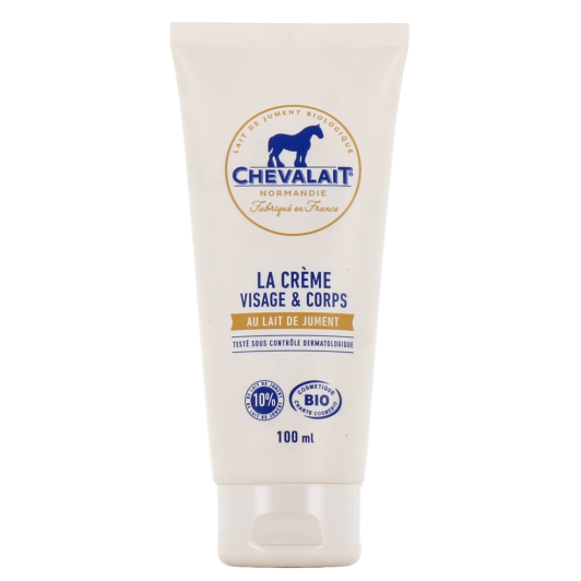 Crème visage et corps au lait de jument Bio Chevalait