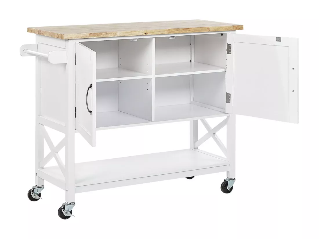 Chariot de cuisine MELE Blanc