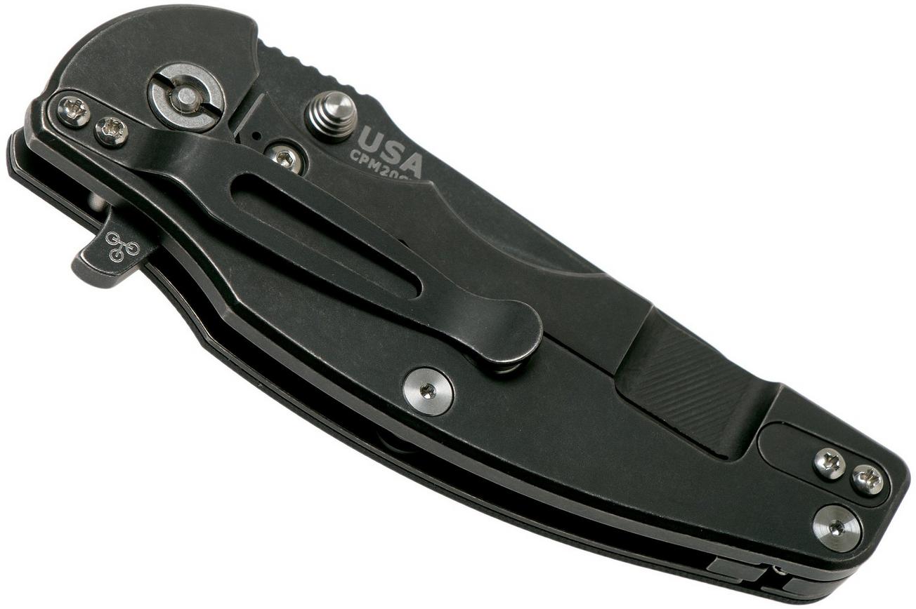 Rick Hinderer Jurassic Slicer Battle Black, Black G10 CPM 20CV zakmes