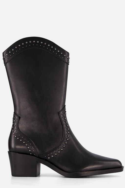 Tamaris Cowboylaarzen zwart Leer