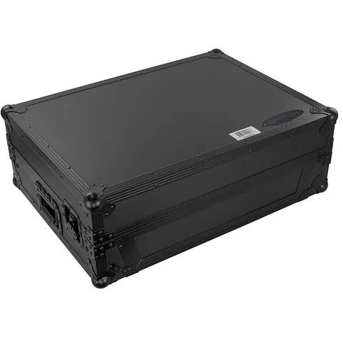 Odyssey FZGSPRIME2BL flightcase voor Denon Prime 2 met laptopplateau Black Label