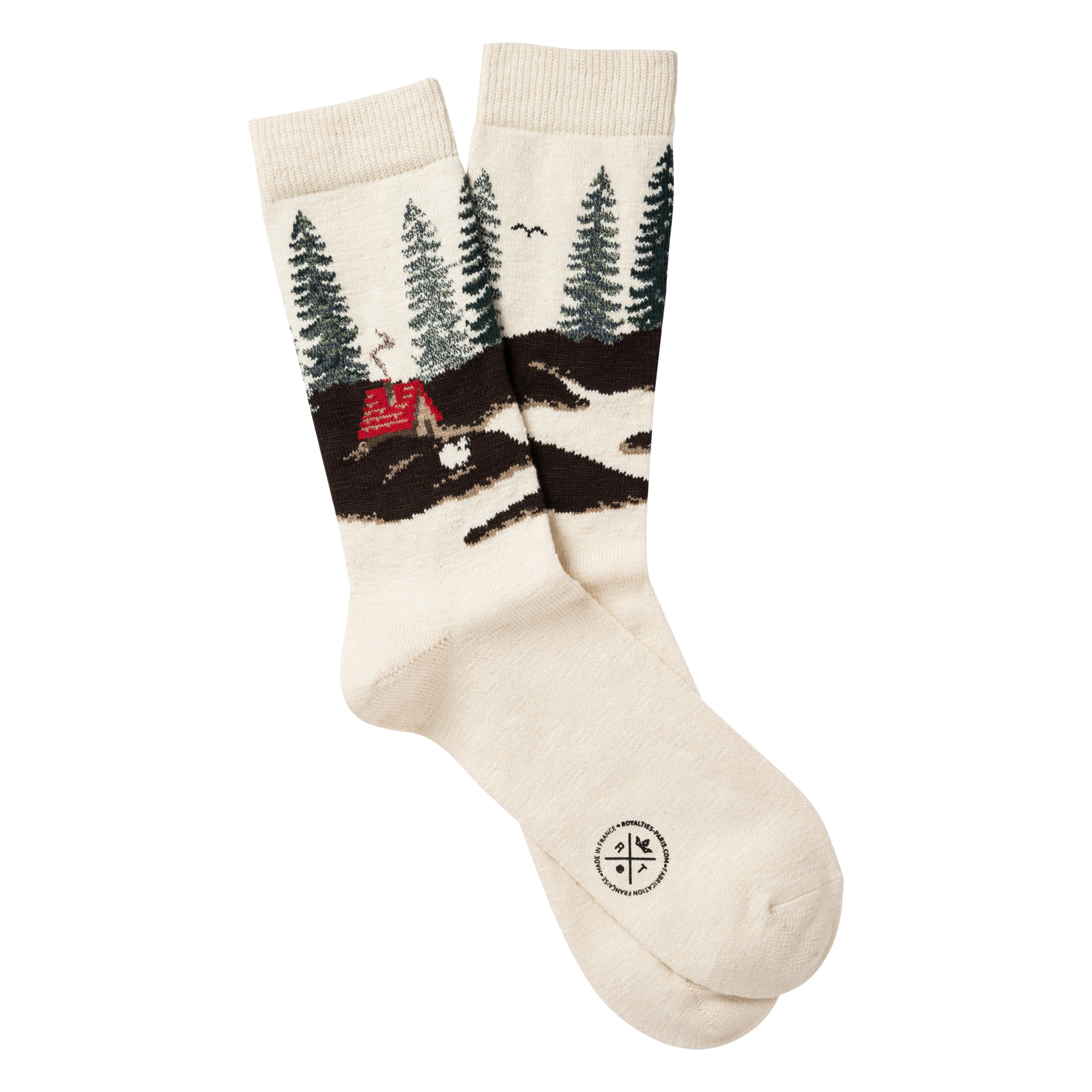 NOE - Chaussettes en coton mélangé | Blanc