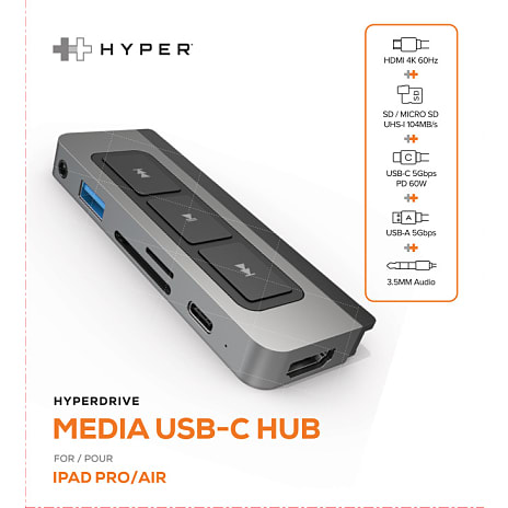Targus Hyperdrive 6-i-1 USB-C Media Hub