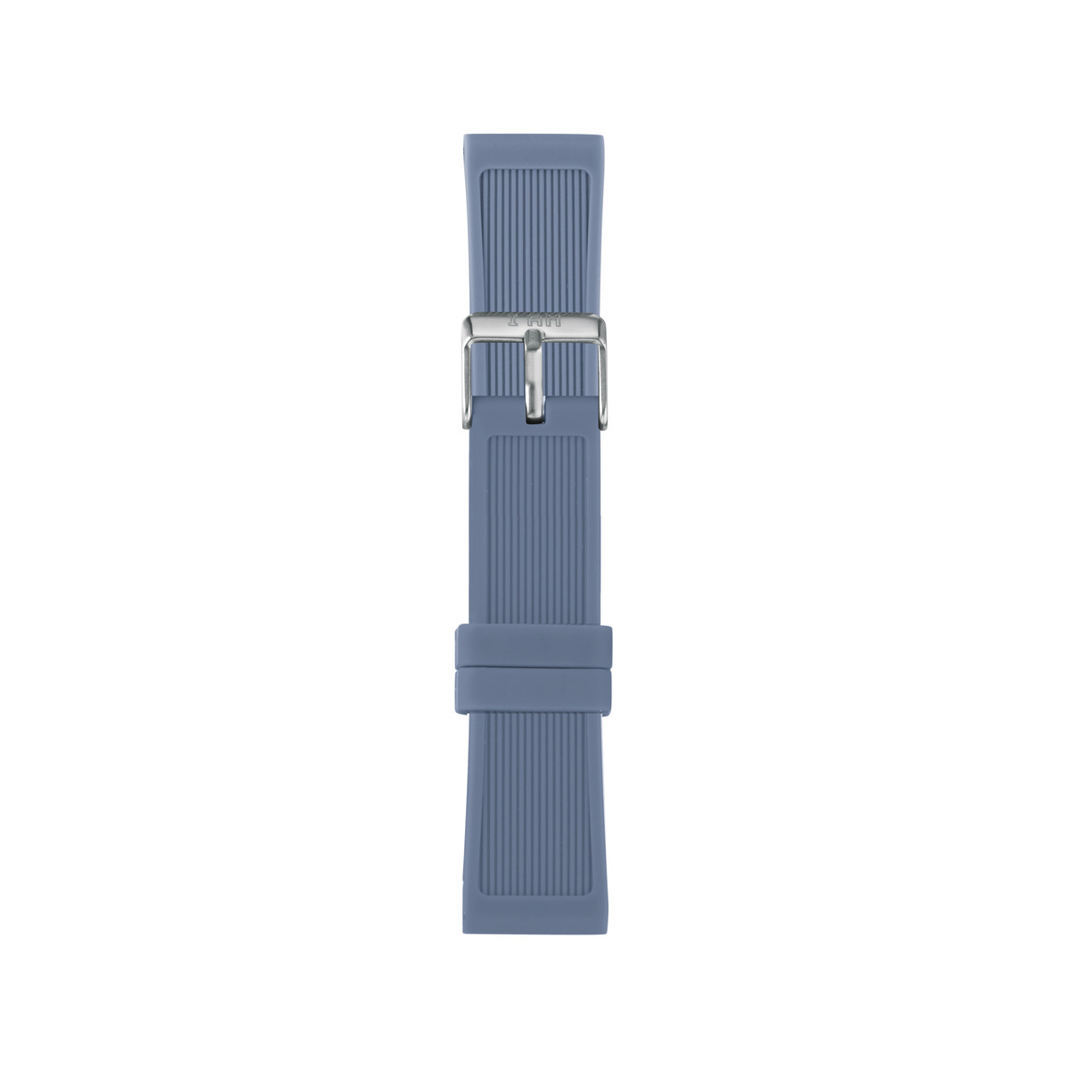 Bracelet de montre IAM large silicone bleu