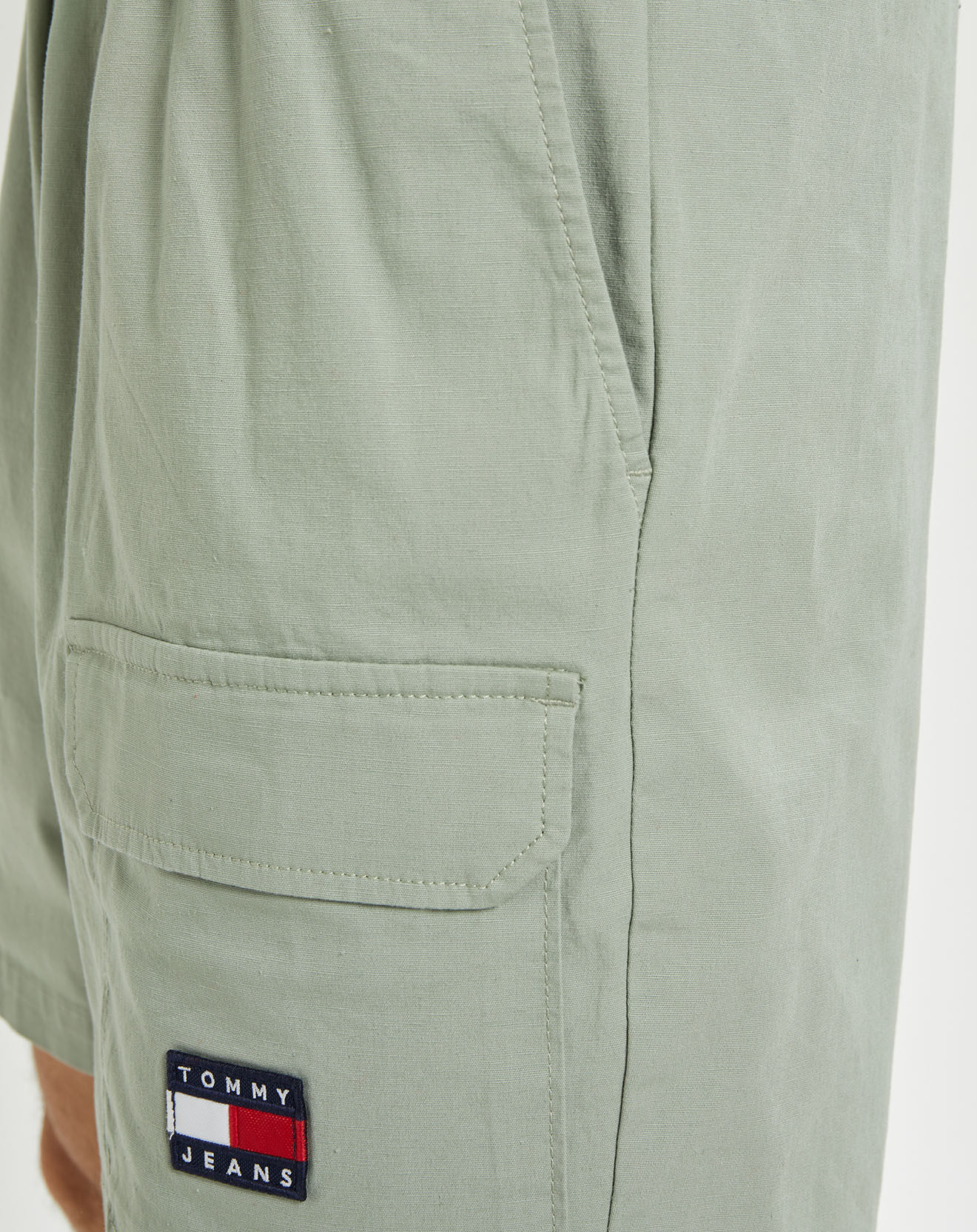 Tommy Jeans Short cargo Pocket Beach vert de gris