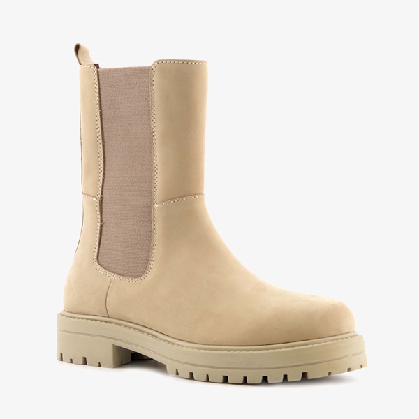 Groot leren meisjes chelsea boots